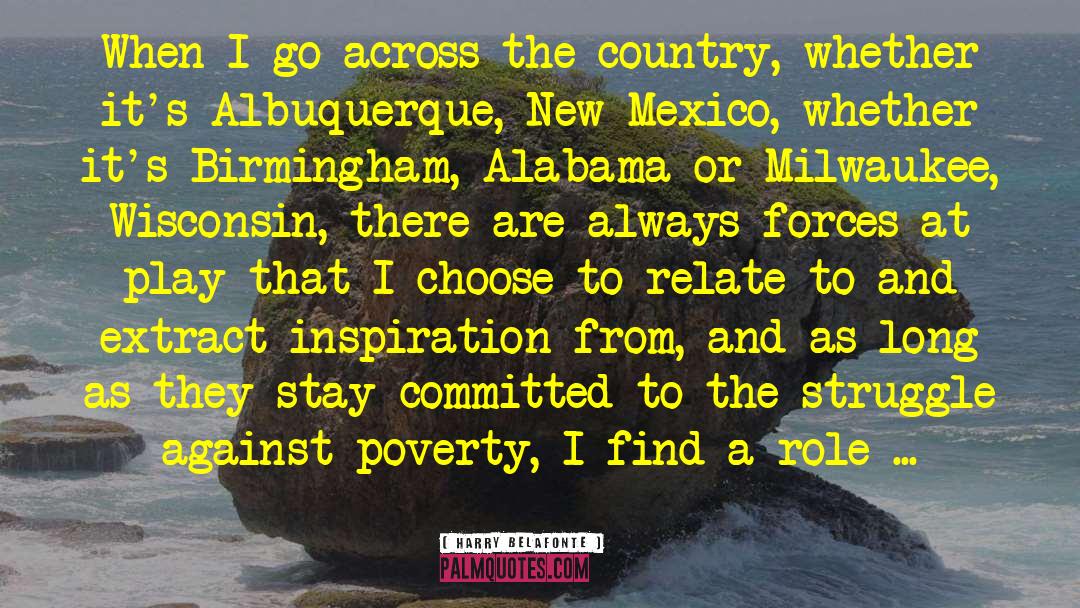 New Mexico quotes by Harry Belafonte