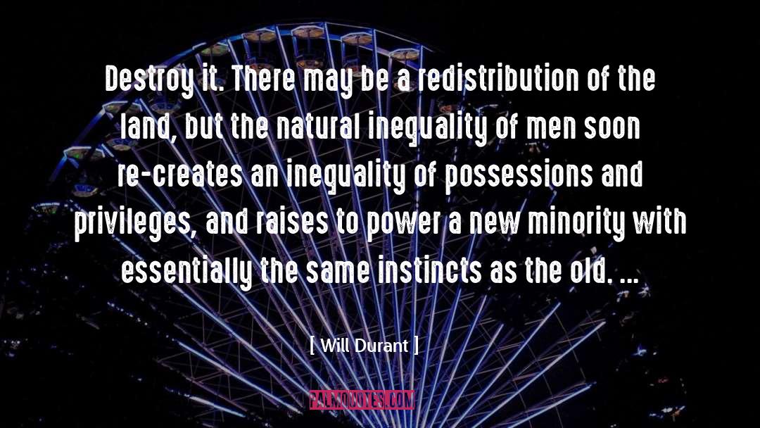 New Minority quotes by Will Durant