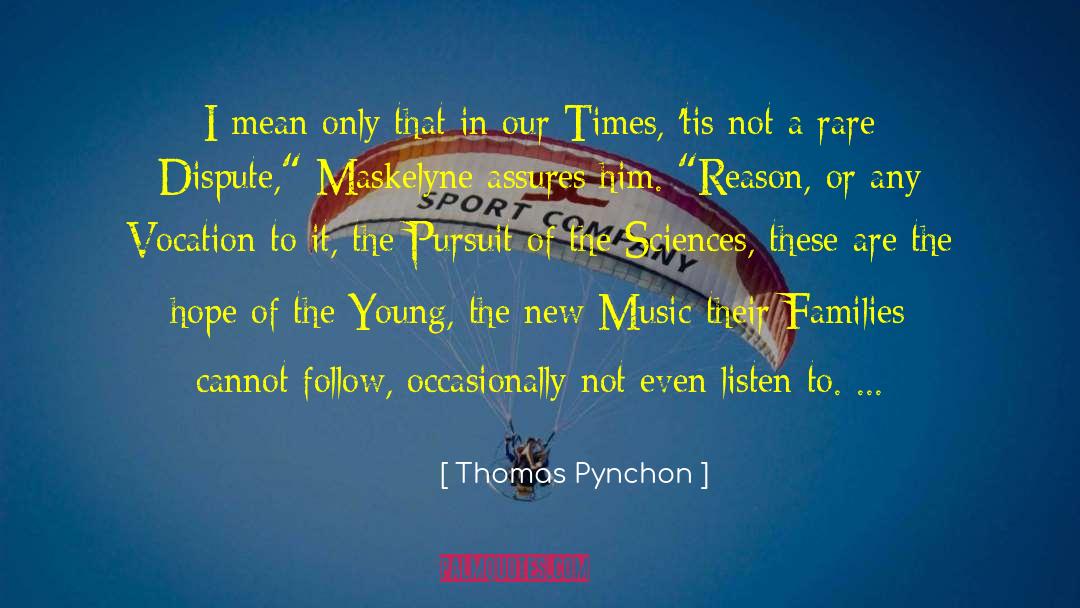 New Music quotes by Thomas Pynchon