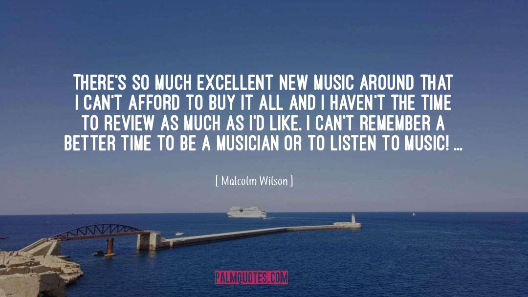 New Music quotes by Malcolm Wilson