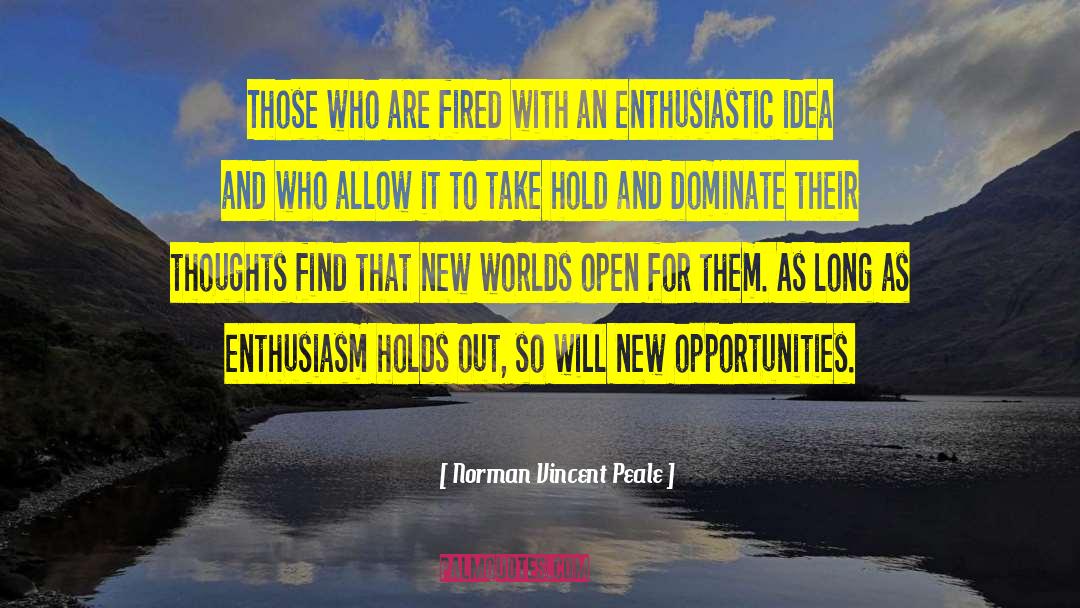 New Opportunities quotes by Norman Vincent Peale