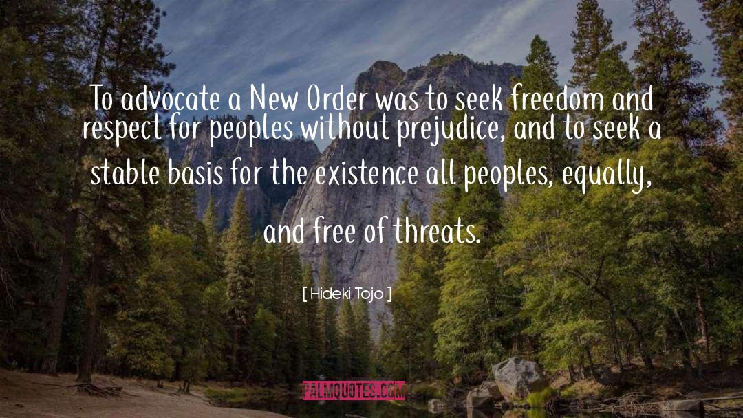 New Order quotes by Hideki Tojo