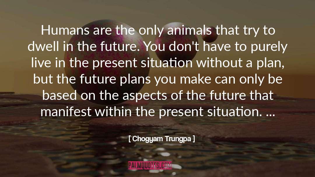 New Plans quotes by Chogyam Trungpa