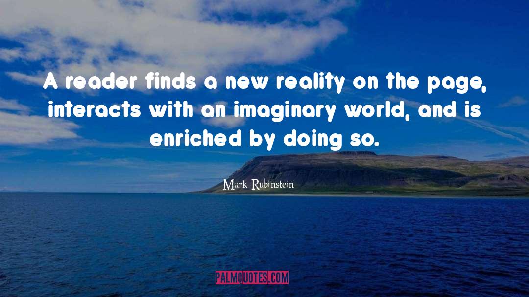 New Reality quotes by Mark Rubinstein