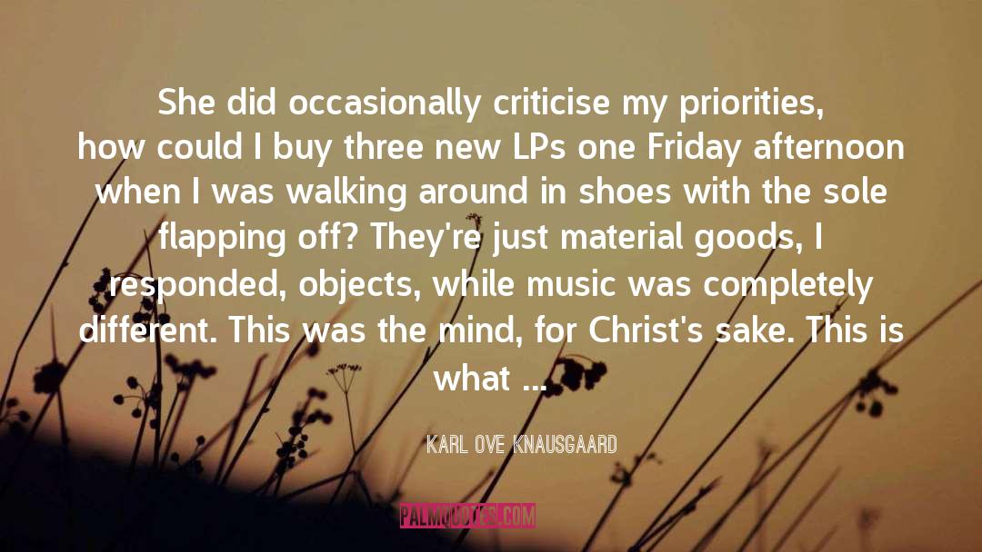 New Shoes quotes by Karl Ove Knausgaard