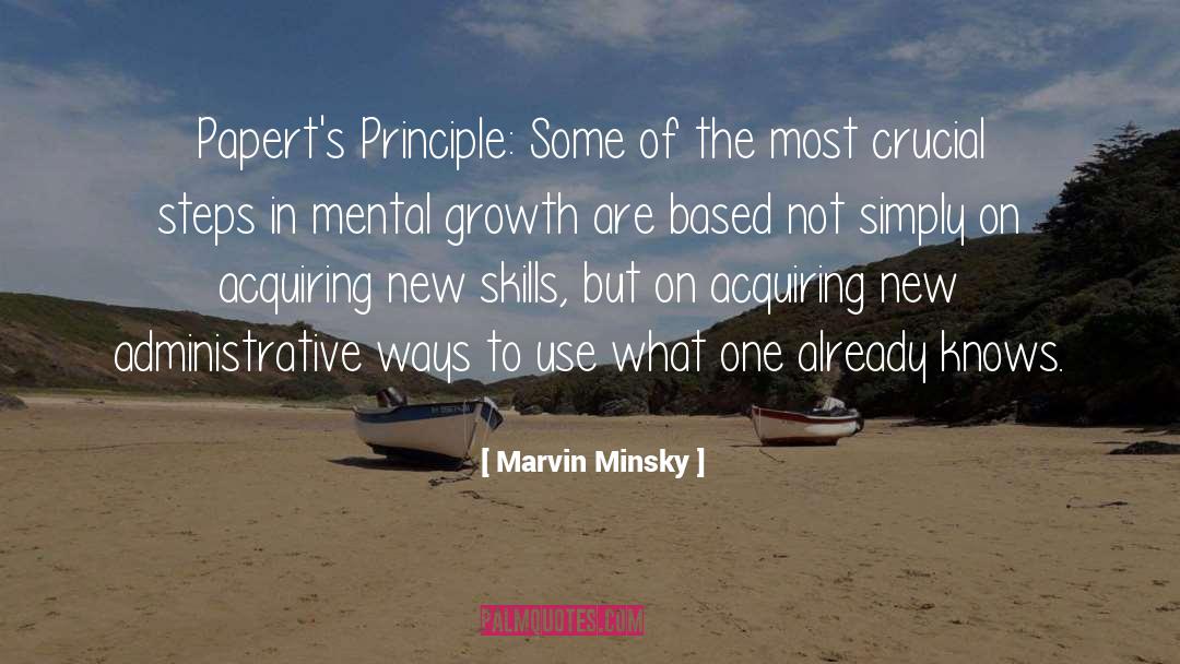 New Skills quotes by Marvin Minsky