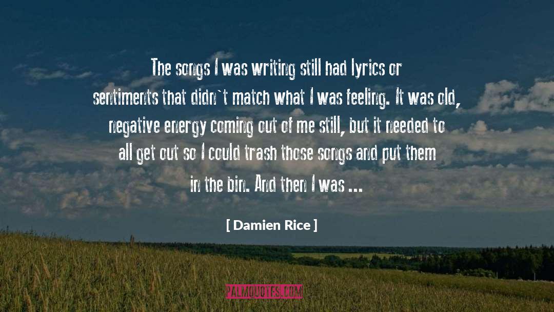 New Songs quotes by Damien Rice