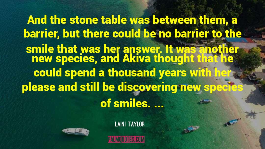 New Species quotes by Laini Taylor