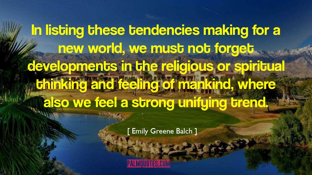 New Start quotes by Emily Greene Balch