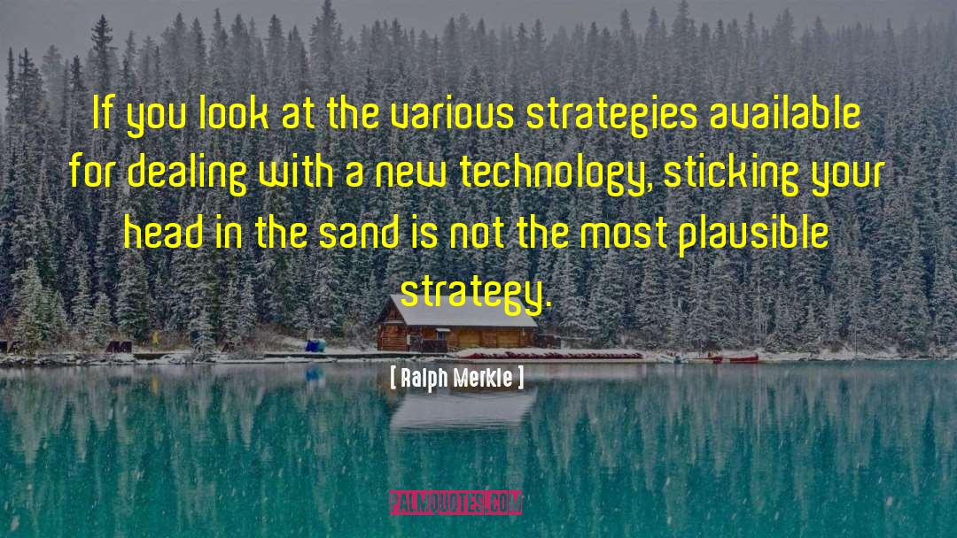 New Technology quotes by Ralph Merkle