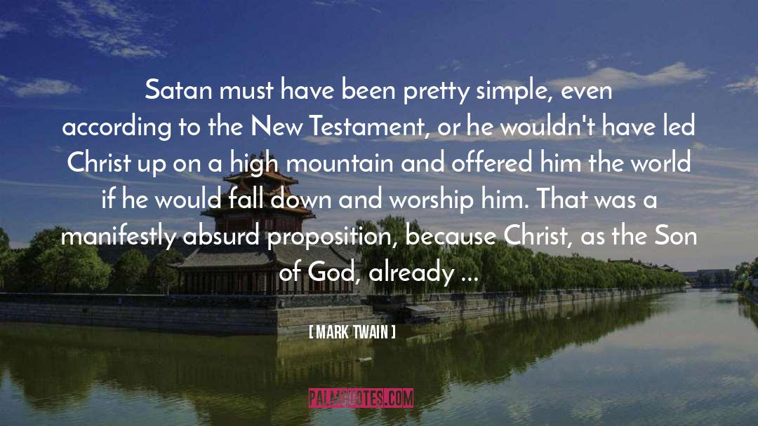 New Testament Church quotes by Mark Twain