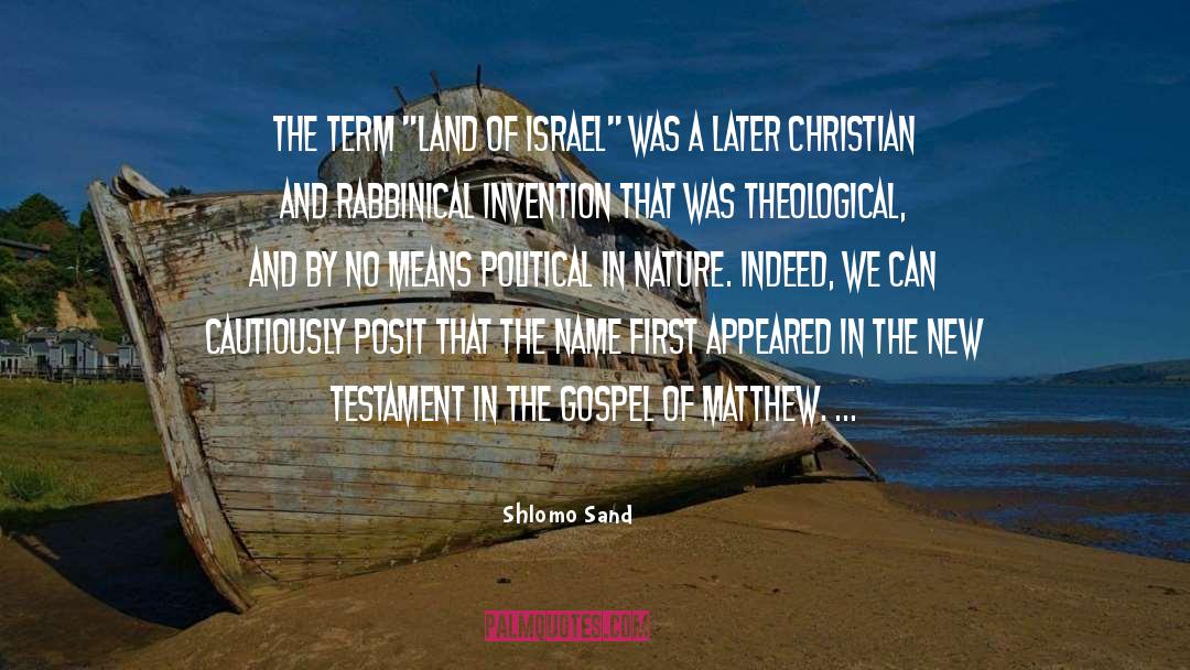 New Testament Interpretation quotes by Shlomo Sand
