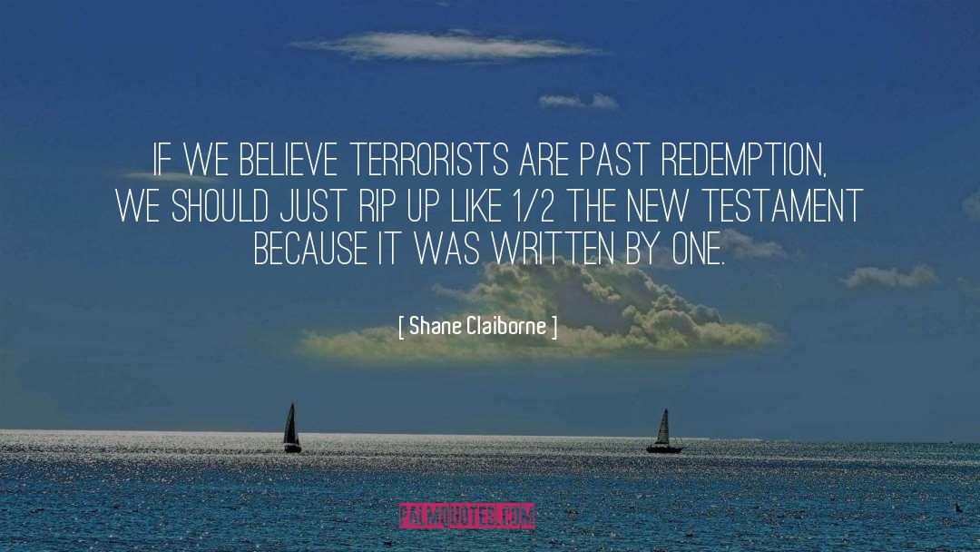 New Testament quotes by Shane Claiborne