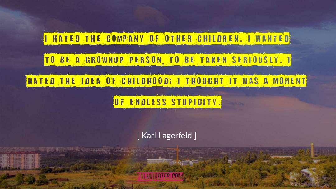 New Thought Idea quotes by Karl Lagerfeld