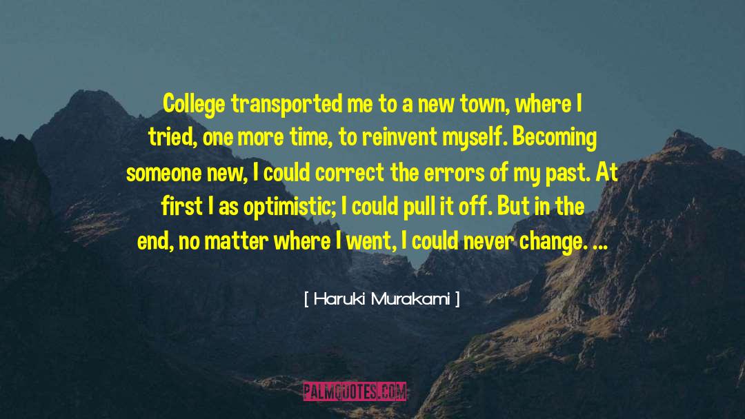New Town quotes by Haruki Murakami