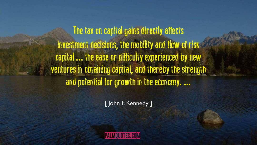 New Ventures quotes by John F. Kennedy