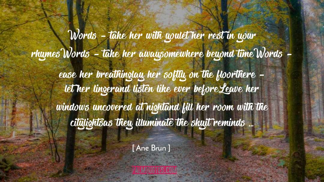 New Verse Movement quotes by Ane Brun