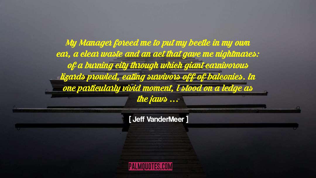 New Weird quotes by Jeff VanderMeer