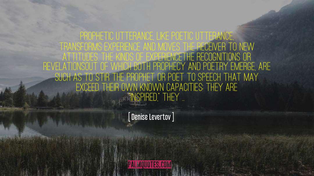 New Words quotes by Denise Levertov