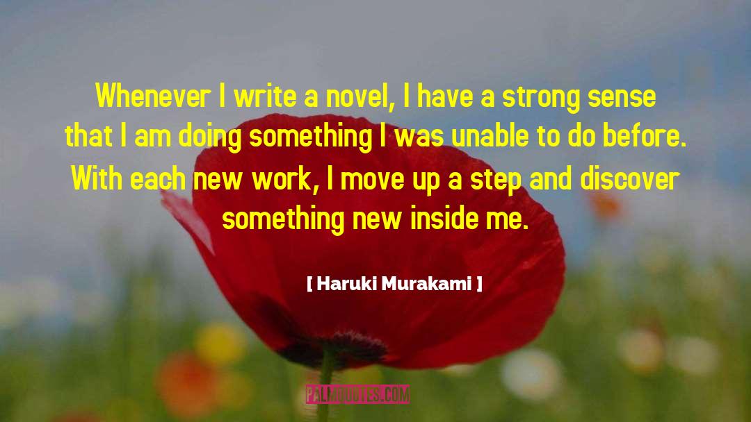 New Work quotes by Haruki Murakami