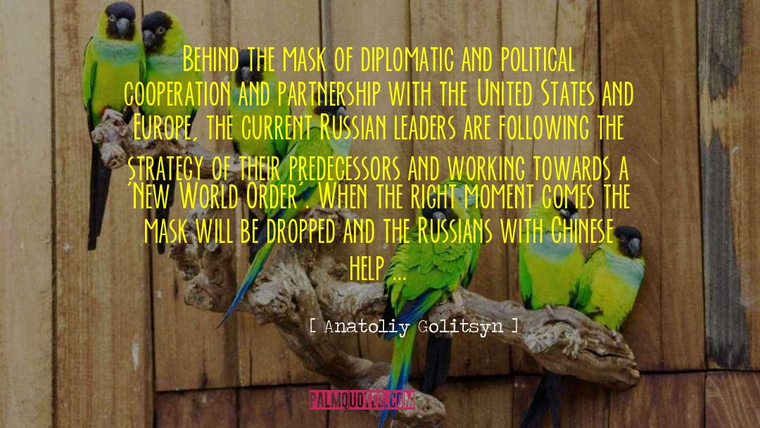 New World Order quotes by Anatoliy Golitsyn