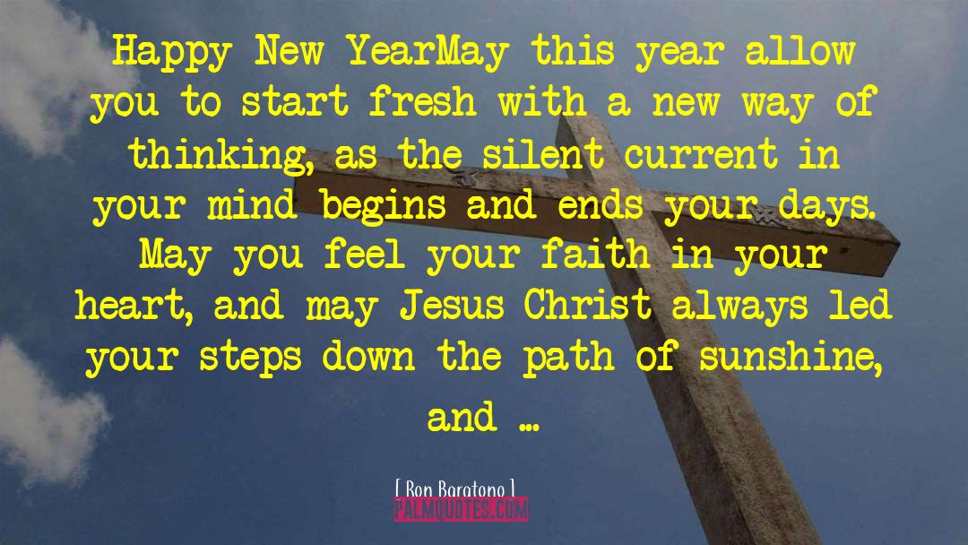 New Year Heart Touching quotes by Ron Baratono