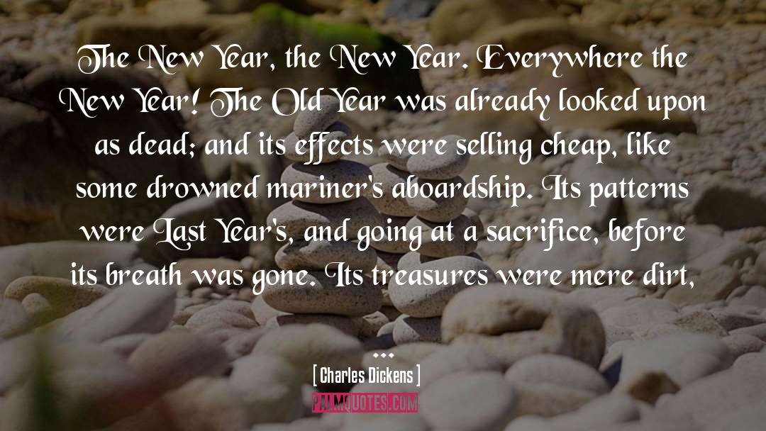 New Year Reflection quotes by Charles Dickens