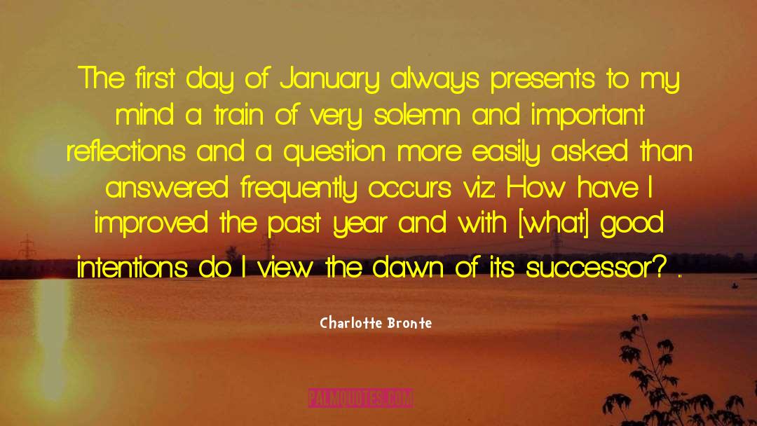 New Year Reflections quotes by Charlotte Bronte