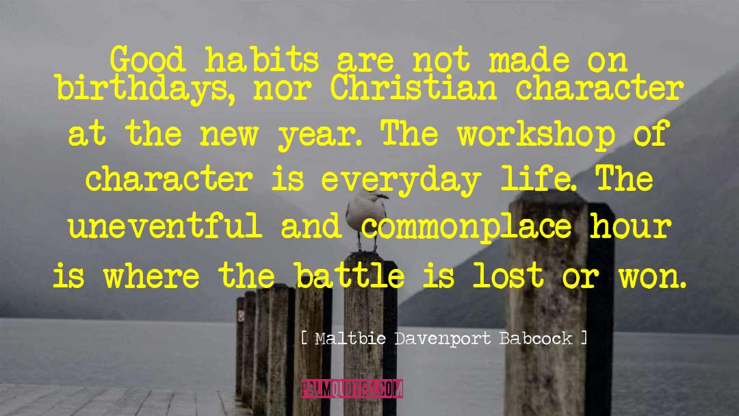 New Year Resolution quotes by Maltbie Davenport Babcock