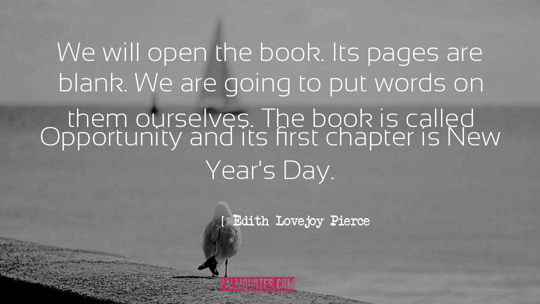 New Years Day quotes by Edith Lovejoy Pierce