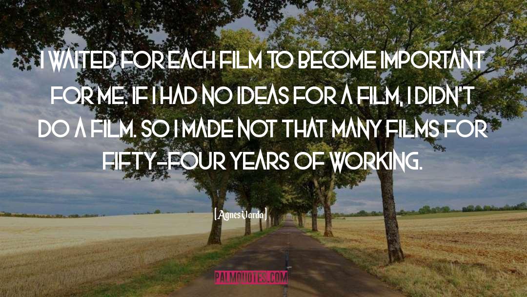 New Years Eve Film quotes by Agnes Varda