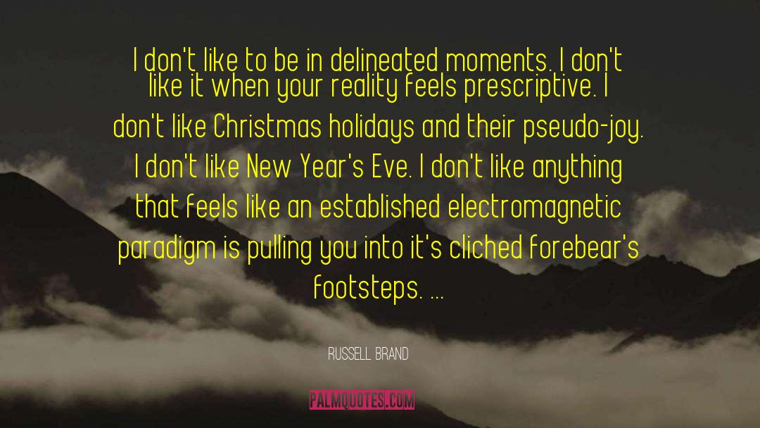 New Years Eve Poem quotes by Russell Brand