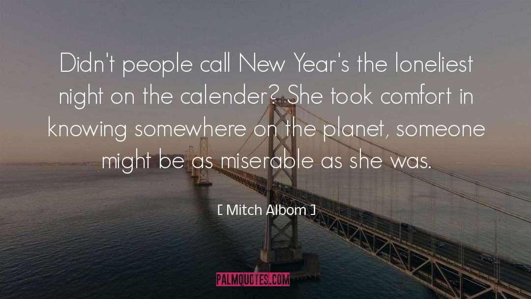 New Years Eve Poem quotes by Mitch Albom