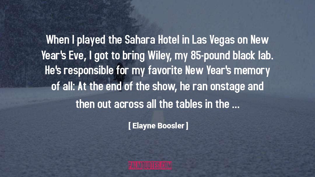 New Years Eve Poem quotes by Elayne Boosler