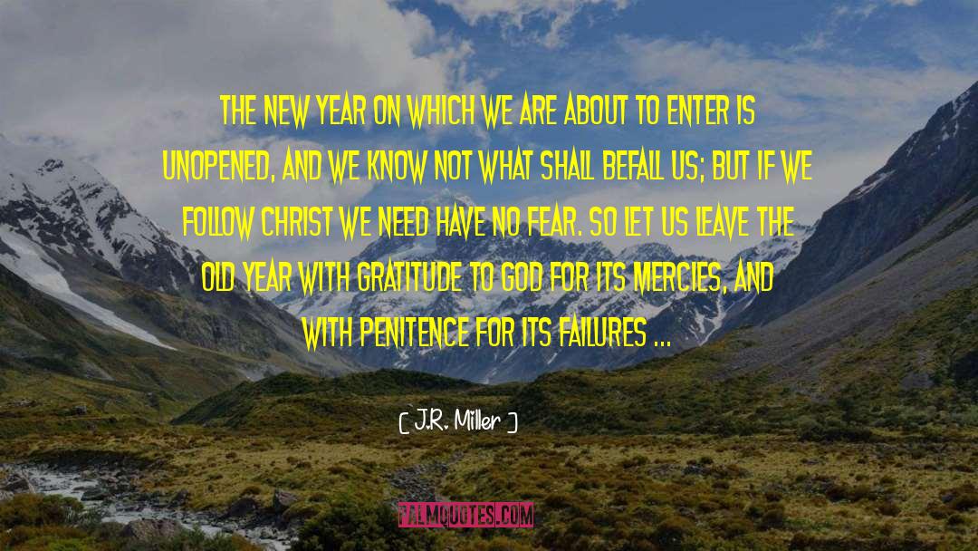 New Years Resolution quotes by J.R. Miller