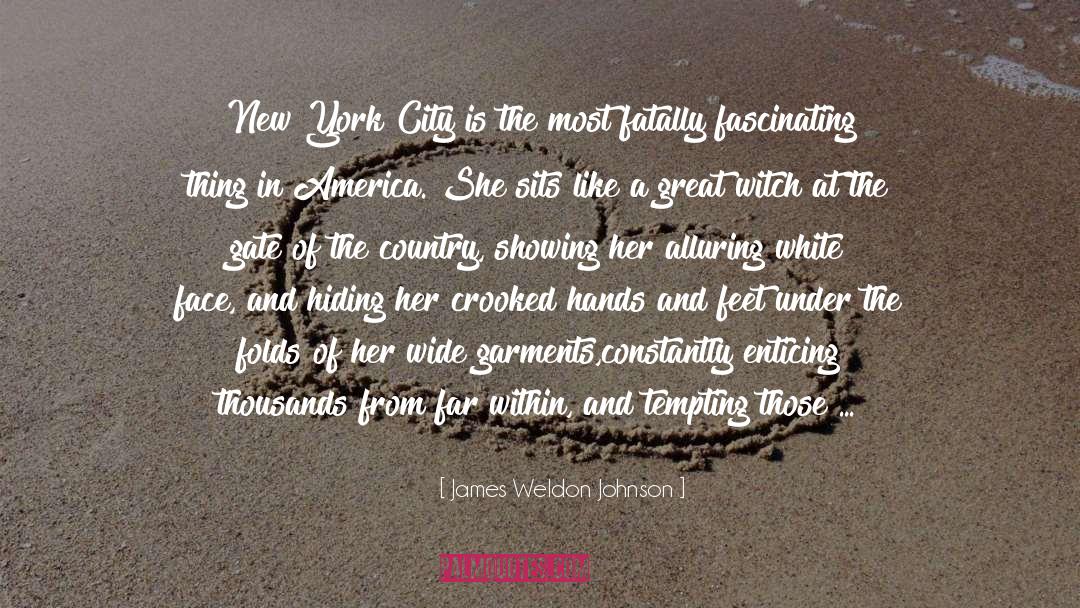 New York City quotes by James Weldon Johnson