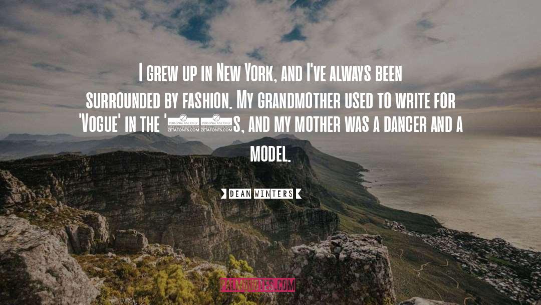 New York Fashion Week quotes by Dean Winters