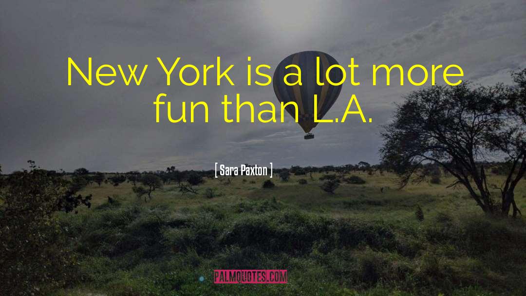 New York Lights quotes by Sara Paxton