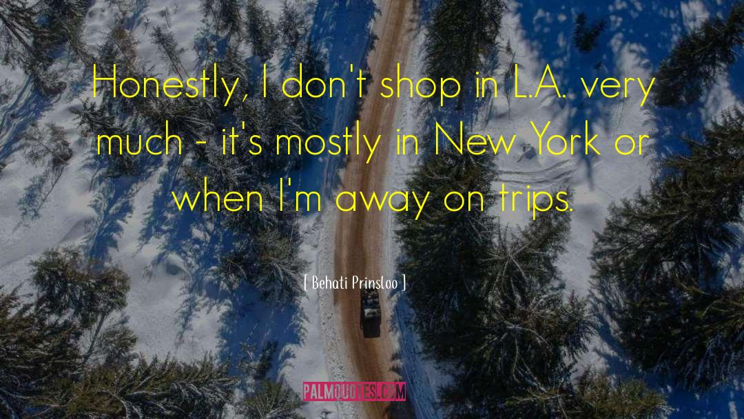 New York Moment quotes by Behati Prinsloo