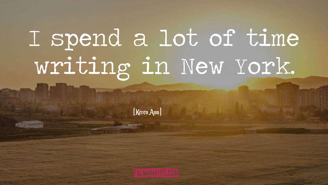 New York quotes by Keren Ann
