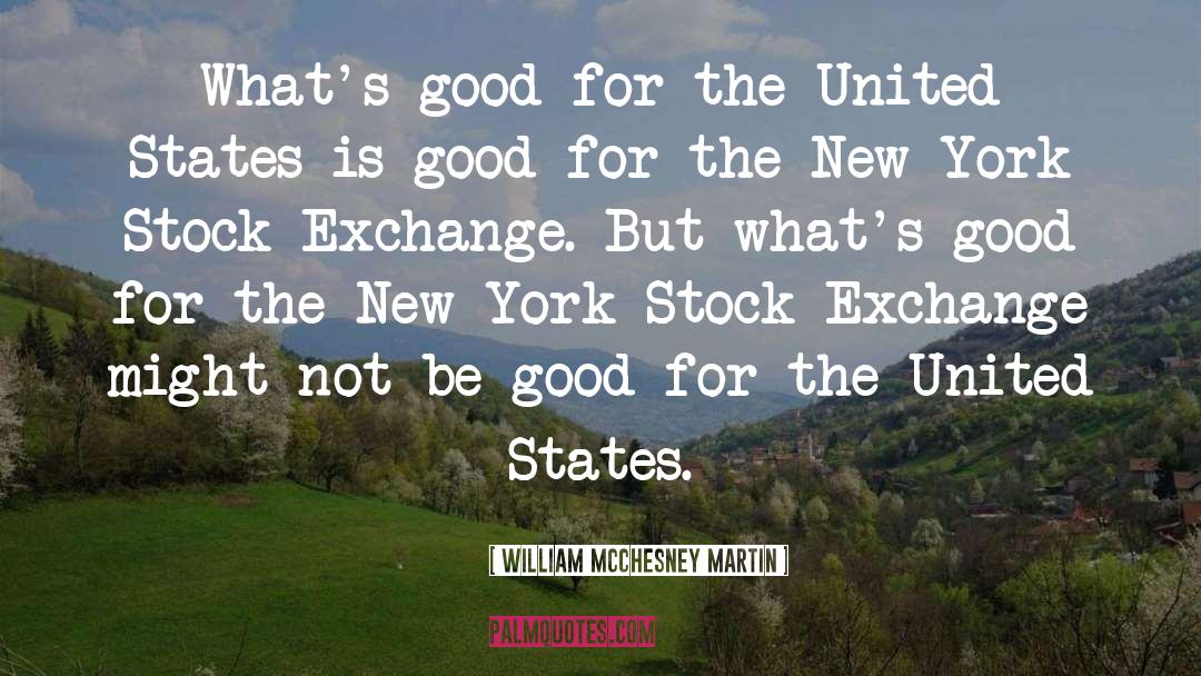 New York Stock quotes by William McChesney Martin