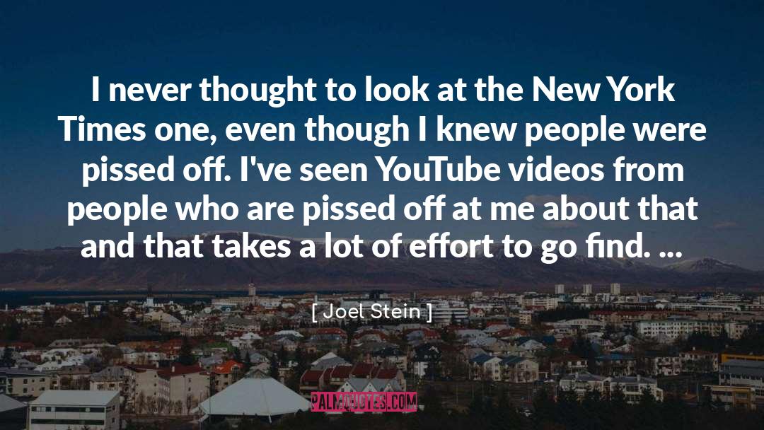 New York Times quotes by Joel Stein