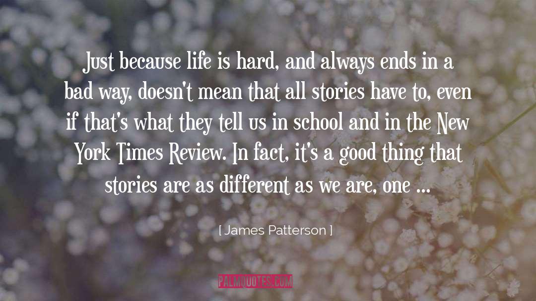 New York Times Review quotes by James Patterson
