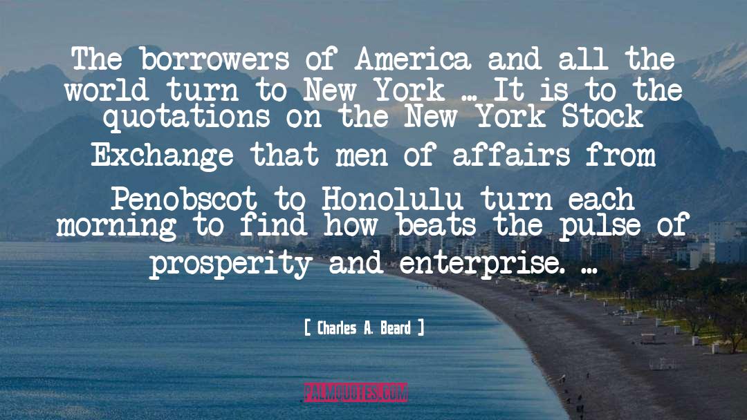 New York To Mumbai quotes by Charles A. Beard