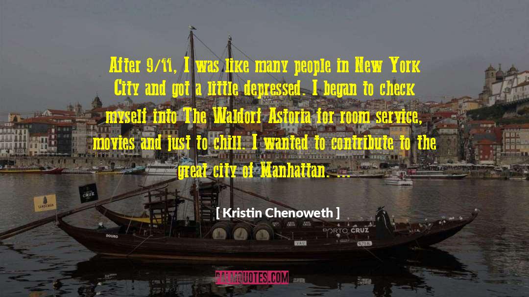 New York Tragedy quotes by Kristin Chenoweth
