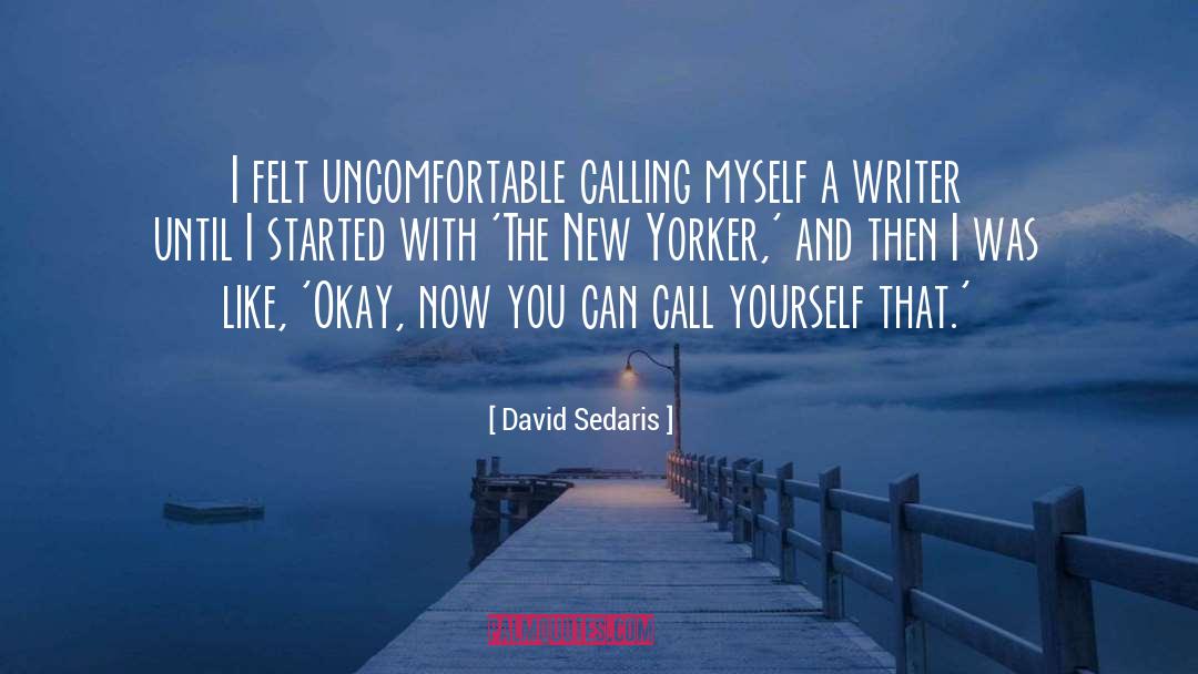 New Yorker quotes by David Sedaris