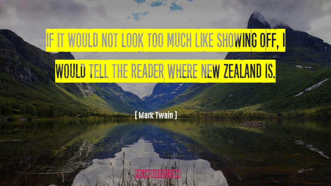 New Zealand Art quotes by Mark Twain