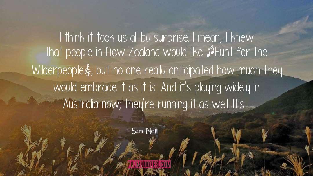 New Zealand Artists quotes by Sam Neill