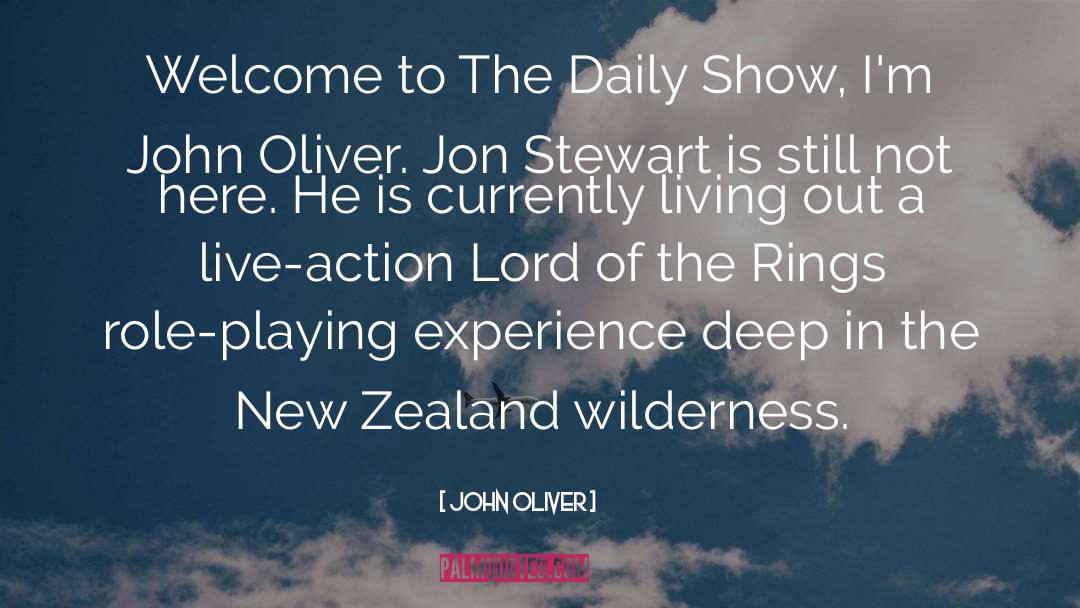 New Zealand Artists quotes by John Oliver