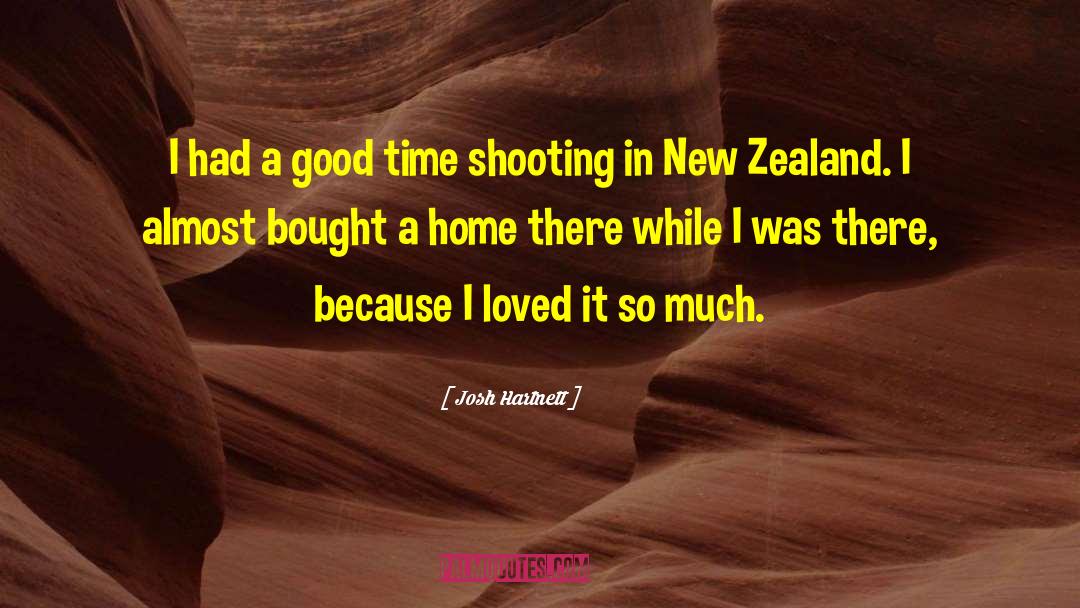 New Zealand Author quotes by Josh Hartnett